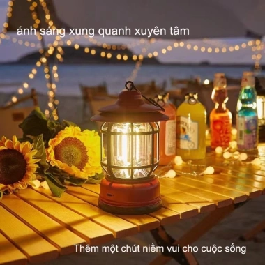 Đèn Led Măng Xông Đèn Bão Tích Điện Cắm Trại Du Lịch Pin Sạc USB Giá Ưu Đãi 65.000 4