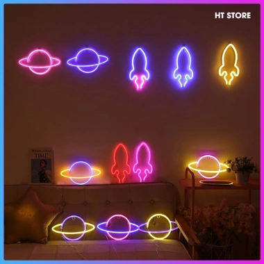 Đèn LED Neon decor phòng ngủ đa màu, tặng móc treo - Giá ưu đãi 45.000₫