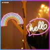 Đèn LED Neon decor phòng ngủ đa màu, tặng móc treo - Giá ưu đãi 45.000₫ 4