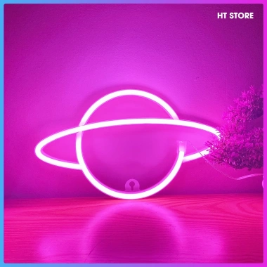 Đèn LED Neon decor phòng ngủ đa màu, tặng móc treo - Giá ưu đãi 45.000₫