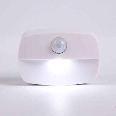 Đèn LED Nhỏ Cảm Biến Chuyển Động Pin 2 Kiểu Dáng Treo Tường và Cầu Thang Đa Năng