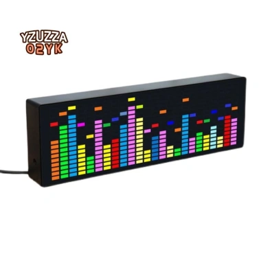 Đèn LED phổ nhạc 1.624 RGB, cảm biến giọng nói, chỉ báo khí quyển, đồng hồ nhịp điệu 10