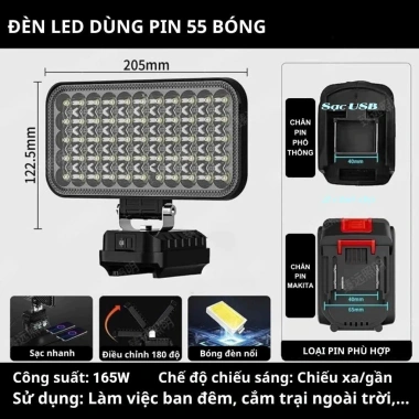 Đèn LED Pin 55 Bóng 4cm – Pin Phổ Thông, Đèn Ban Đêm & Cắm Trại, Giá 109.899₫ 6 Đèn LED Pin 55 Bóng 4cm – Pin Phổ Thông, Đèn Ban Đêm & Cắm Trại, Giá 109.899₫ 6