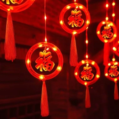 Đèn LED rèm mành 3m chữ PHÚC đỏ IP54, cầu lồng, có đầu nối tiếp - Trang trí Tết Nguyên Đán, giảm giá 115k 8 Đèn LED rèm mành 3m chữ PHÚC đỏ IP54, cầu lồng, có đầu nối tiếp - Trang trí Tết Nguyên Đán, giảm giá 115k 8