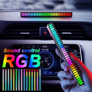 Đèn LED RGB cảm biến âm thanh nháy theo nhạc - Giá chỉ 57.900 VNĐ, giảm mạnh