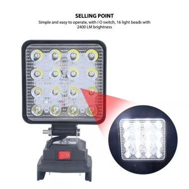Đèn LED sạc - Đèn làm việc, chiếu sáng khẩn cấp, sạc điện, pin dự phòng 3A 6 Đèn LED sạc - Đèn làm việc, chiếu sáng khẩn cấp, sạc điện, pin dự phòng 3A 6