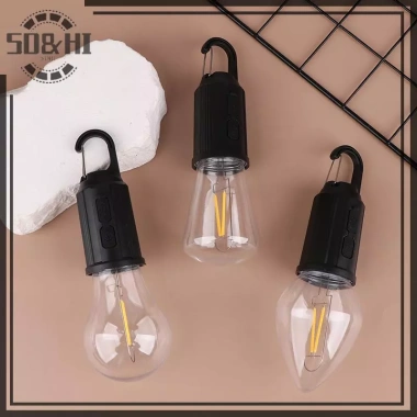 Đèn LED sạc USB ngoài trời - Độ sáng cao, khẩn cấp, móc cắm trại, câu cá, đèn lồng di động, đèn ngủ - Giá chỉ 71.280₫ 5