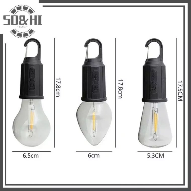 Đèn LED sạc USB ngoài trời - Độ sáng cao, khẩn cấp, móc cắm trại, câu cá, đèn lồng di động, đèn ngủ - Giá chỉ 71.280₫ 9