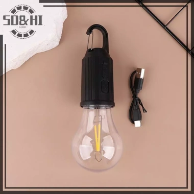 Đèn LED sạc USB ngoài trời - Độ sáng cao, khẩn cấp, móc cắm trại, câu cá, đèn lồng di động, đèn ngủ - Giá chỉ 71.280₫ 10