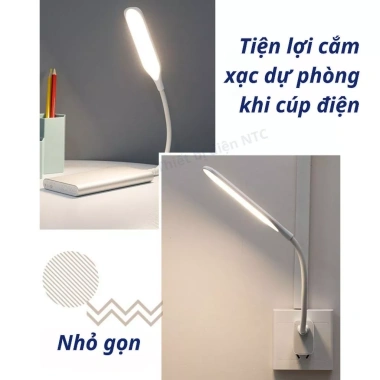 Đèn LED USB 3 chế độ ánh sáng: cắm PC, sạc dự phòng, đèn ngủ đọc sách, làm việc - Giá 43.999₫ 3