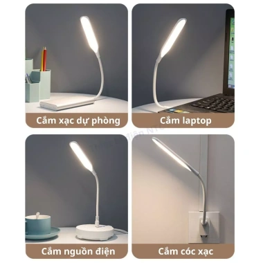 Đèn LED USB 3 chế độ ánh sáng: cắm PC, sạc dự phòng, đèn ngủ đọc sách, làm việc - Giá 43.999₫ 8