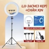 Đèn livestream 26 33 36cm chân 2m1 hỗ trợ chụp makeup quay Tiktok bán hàng giá chỉ 86k 10