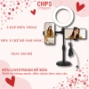 Đèn livestream bàn 2 kẹp điện thoại – 3 chế độ ánh sáng, hỗ trợ quay TikTok, bán hàng, make up – chỉ 79.000₫