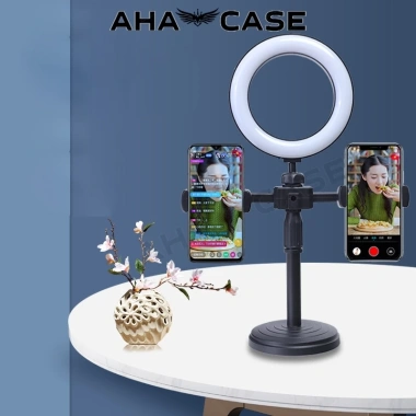 Đèn livestream bàn 2 kẹp điện thoại – 3 chế độ ánh sáng, hỗ trợ quay TikTok, bán hàng, make up – chỉ 79.000₫ 4