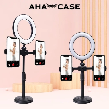 Đèn livestream bàn 2 kẹp điện thoại – 3 chế độ ánh sáng, hỗ trợ quay TikTok, bán hàng, make up – chỉ 79.000₫ 5