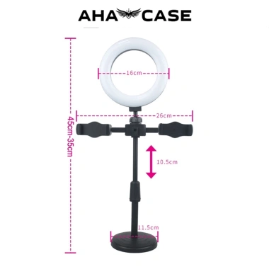 Đèn livestream bàn 2 kẹp điện thoại – 3 chế độ ánh sáng, hỗ trợ quay TikTok, bán hàng, make up – chỉ 79.000₫ 6