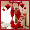 Đèn lồng củ tỏi đỏ Tài Lộc Tết 2.026 Bính Ngọ – Đèn kim tuyến xếp ly, decor nhà & cafe, 50.000 VND