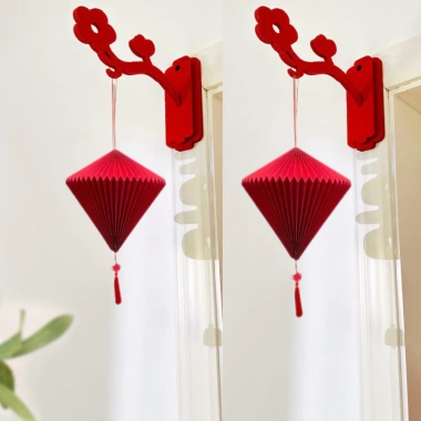 Đèn lồng củ tỏi đỏ Tài Lộc Tết 2.026 Bính Ngọ – Đèn kim tuyến xếp ly, decor nhà & cafe, 50.000 VND 4