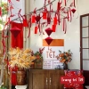 Đèn lồng củ tỏi đỏ Tài Lộc Tết 2.026 Bính Ngọ – Đèn kim tuyến xếp ly, decor nhà & cafe, 50.000 VND 6