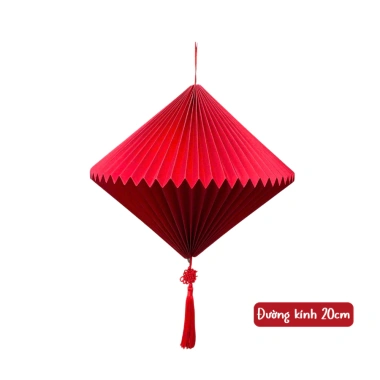 Đèn lồng củ tỏi đỏ Tài Lộc Tết 2.026 Bính Ngọ – Đèn kim tuyến xếp ly, decor nhà & cafe, 50.000 VND 9