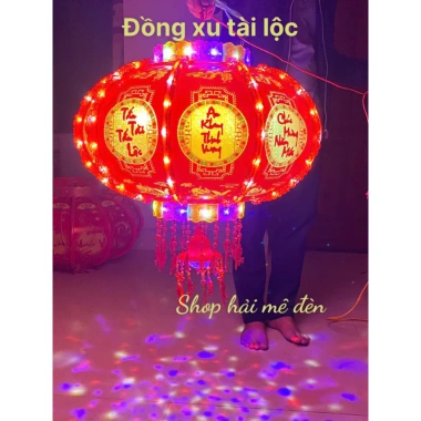 Đèn lồng điện tự xoay 360° LED nhấp nháy – Mua 2 tặng day, trang trí nhà & sân vườn, giá ưu đãi 225k