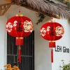 Đèn lồng đỏ 2.026 – Cặp cửa lớn, LED cắm miễn phí, trang trí ban công Tết Nguyên Đán, cảm giác cao cấp 2