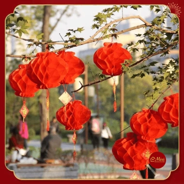Đèn lồng đỏ chống nước - Trang trí Tết, treo ngoài trời, giá chỉ 10.000₫