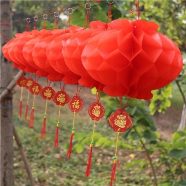 Đèn lồng đỏ chống nước - Trang trí Tết, treo ngoài trời, giá chỉ 10.000₫