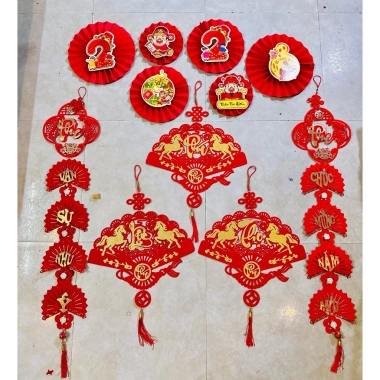 Đèn Lồng Đỏ Treo Tết - Lòng Đèn Trung Thu 18k Giảm Giá, Trang Trí Lễ Hội