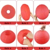 Đèn lồng giấy đỏ Tết 2.026 - Trang trí Tài Lộc Đầu Xuân, Giá chỉ 15.000đ 9