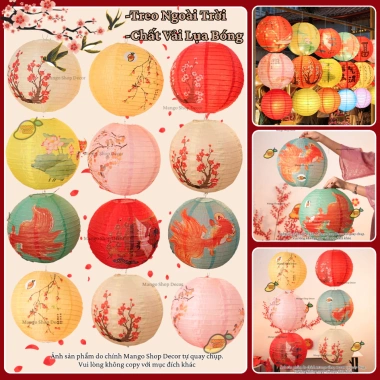 Đèn Lồng Giấy Hoa Văn Truyền Thống - Trang Trí Trung Thu, Treo Nhà, Quán 12.000đ 3 Đèn Lồng Giấy Hoa Văn Truyền Thống - Trang Trí Trung Thu, Treo Nhà, Quán 12.000đ 3