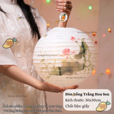 Đèn Lồng Giấy Hoa Văn Truyền Thống - Trang Trí Trung Thu, Treo Nhà, Quán 12.000đ 10 Đèn Lồng Giấy Hoa Văn Truyền Thống - Trang Trí Trung Thu, Treo Nhà, Quán 12.000đ 10