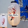 Đèn lồng Hoa Mai, Hoa Đào đủ màu hình trụ - Trang trí Tết 2.026, giá 14.000₫ 10