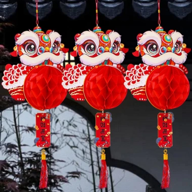 Đèn lồng Mini truyền thống bìa cứng Trang trí tiệc lễ hội bán buôn giảm giá 34.210₫ giao trong 3-5 ngày