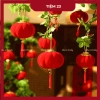Đèn lồng nhung đỏ mini size - Trang trí Tết, treo cây quất, giảm giá 30k