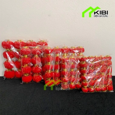 Đèn lồng nhung đỏ mini treo cây ngày Tết bộ 3 chiếc sang trọng, giá chỉ 34.000đ