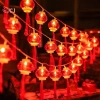 Đèn lồng Trung Quốc 1.5M 10 Light đỏ năm mới LED - May mắn, giảm giá 20%