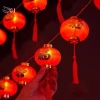 Đèn lồng Trung Quốc 1.5M 10 Light đỏ năm mới LED - May mắn, giảm giá 20% 5