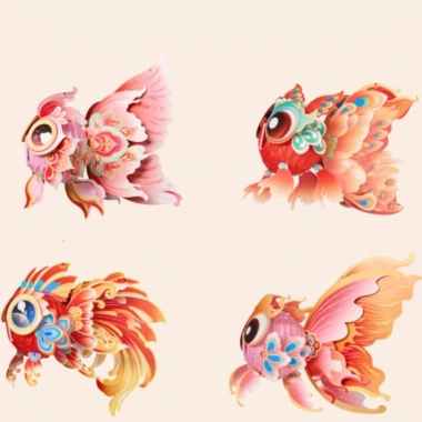 Đèn lồng Trung Thu cá chép - Lồng đèn treo handmade trang trí lễ hội, đám cưới, quà tặng 2.025 giá 3.800₫