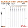 Đèn mưa sao băng 3,5m chống nước LED 8 ống - Giá 63.799, sáng rực sân vườn Giáng sinh 2
