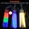 Đèn mưa sao băng 3,5m chống nước LED 8 ống - Giá 63.799, sáng rực sân vườn Giáng sinh 7