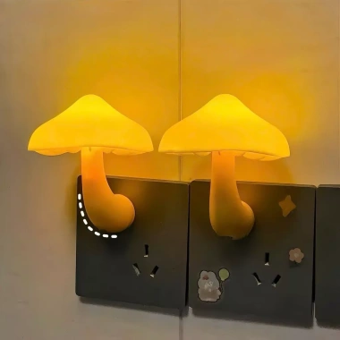 Đèn nấm cắm điện phát sáng tự động, cảm biến thông minh dùng ban đêm - Giá chỉ 44.000₫ 4