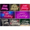 Đèn Neon Happy Birthday pin 2A - thiết kế theo yêu cầu, giá ưu đãi 485k