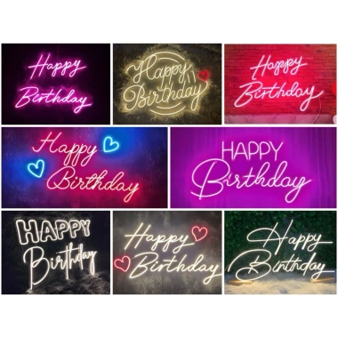 Đèn Neon Happy Birthday pin 2A - thiết kế theo yêu cầu, giá ưu đãi 485k Đèn Neon Happy Birthday pin 2A - thiết kế theo yêu cầu, giá ưu đãi 485k