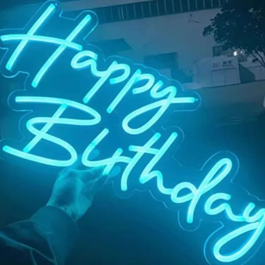 Đèn Neon Happy Birthday pin 2A - thiết kế theo yêu cầu, giá ưu đãi 485k