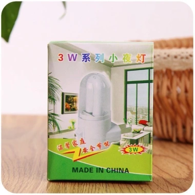 Đèn ngủ 3W 5.5x8cm Tiết kiệm điện, Ánh sáng ấm, Giá chỉ 9.000đ - DUASHOP