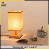 Đèn ngủ bàn đế gỗ chao vuông DN008 – Trang trí phòng ngủ, giảm giá 145.000đ 9