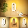 Đèn Ngủ Ban Đêm Hẹn Giờ Tự Động, Điều Khiển Xa, Ánh Sáng Trắng Vàng, Cổng Sạc Kép 5