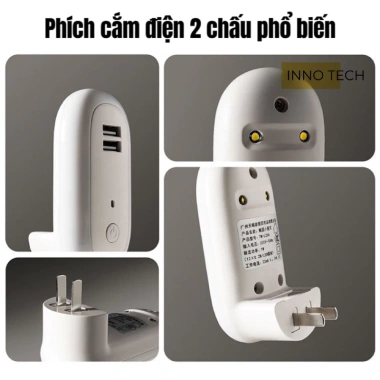 Đèn Ngủ Ban Đêm Hẹn Giờ Tự Động, Điều Khiển Xa, Ánh Sáng Trắng Vàng, Cổng Sạc Kép 7 Đèn Ngủ Ban Đêm Hẹn Giờ Tự Động, Điều Khiển Xa, Ánh Sáng Trắng Vàng, Cổng Sạc Kép 7