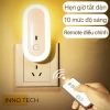 Đèn Ngủ Ban Đêm Hẹn Giờ Tự Động, Điều Khiển Xa, Ánh Sáng Trắng Vàng, Cổng Sạc Kép 10
